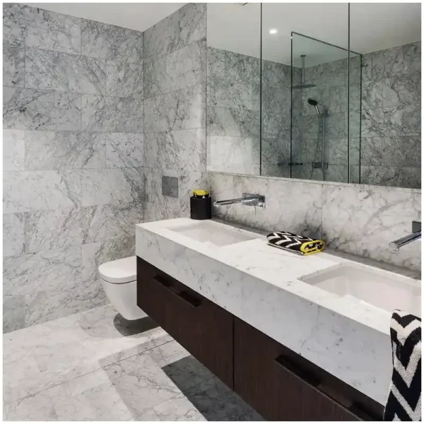 Does Carrara Marble Stain Easily in Bathrooms and Interiors
