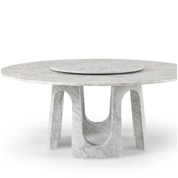 Italian-White-Carrara-Marble-Home-Table