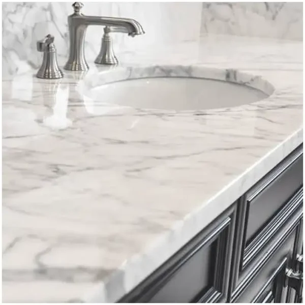 Marble-Vanity-Countertop-Approval-Sink-Cutouts-Veins-Light-and-Batch-Tone