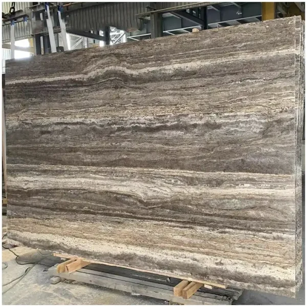 Silver Travertine Stone Slabs