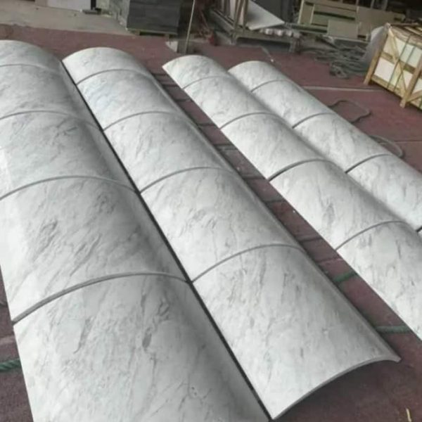Volakas White Marble Curved Panels