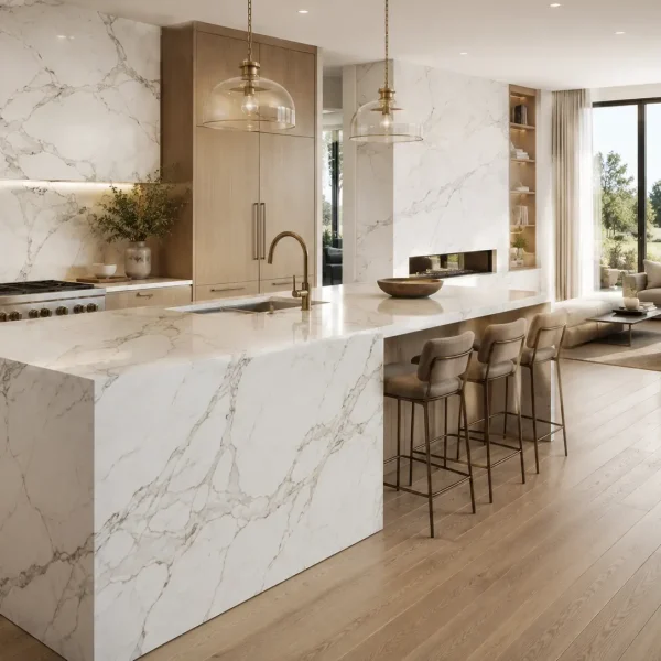 White Marble Slab for residential interior
