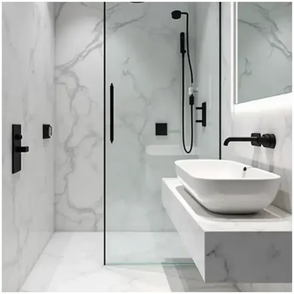White-Marble-Steam-Shower-Finish-for-Hotel-Wellness-Projects