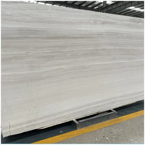 White Wooden Marble Large Slabs